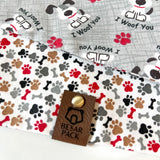 I Woof You Valentines Dog Bandana