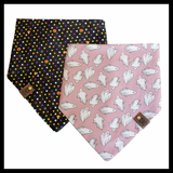 Pink Ghosts Dog Bandana